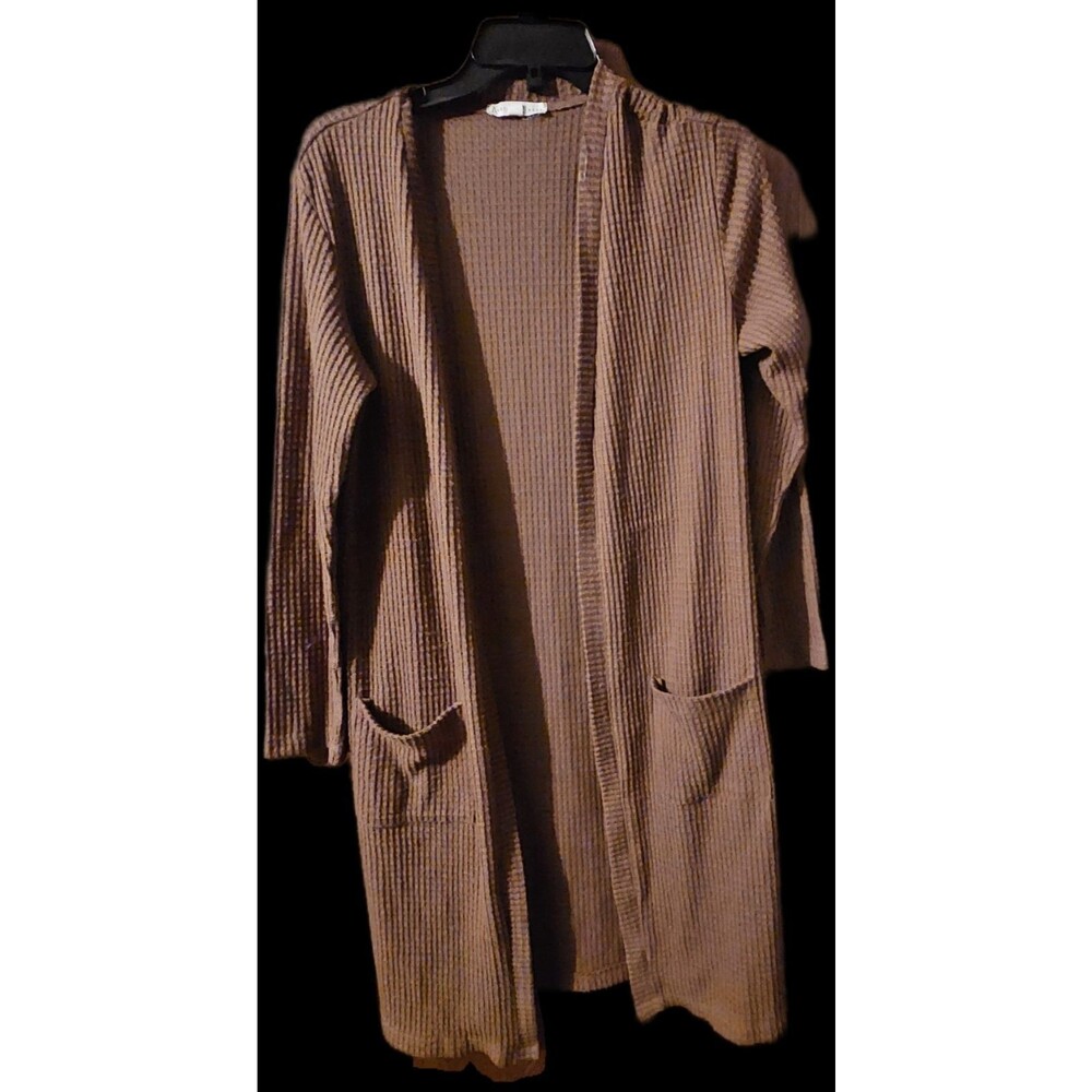 Another Reason Womens Size M Long-Sleeve Open Cardigan With Pockets